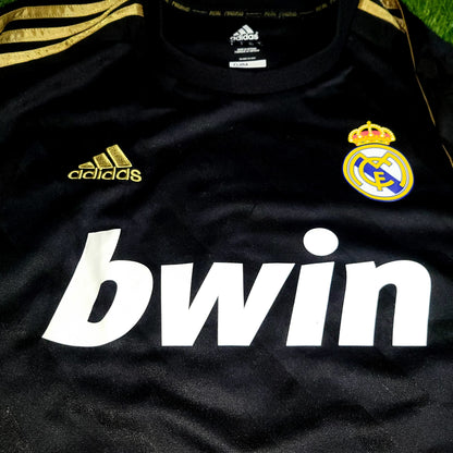 Cristiano Ronaldo Real Madrid 2011 2012 Away Soccer Jersey Shirt L SKU# V13642 - ForeverSoccerJerseys