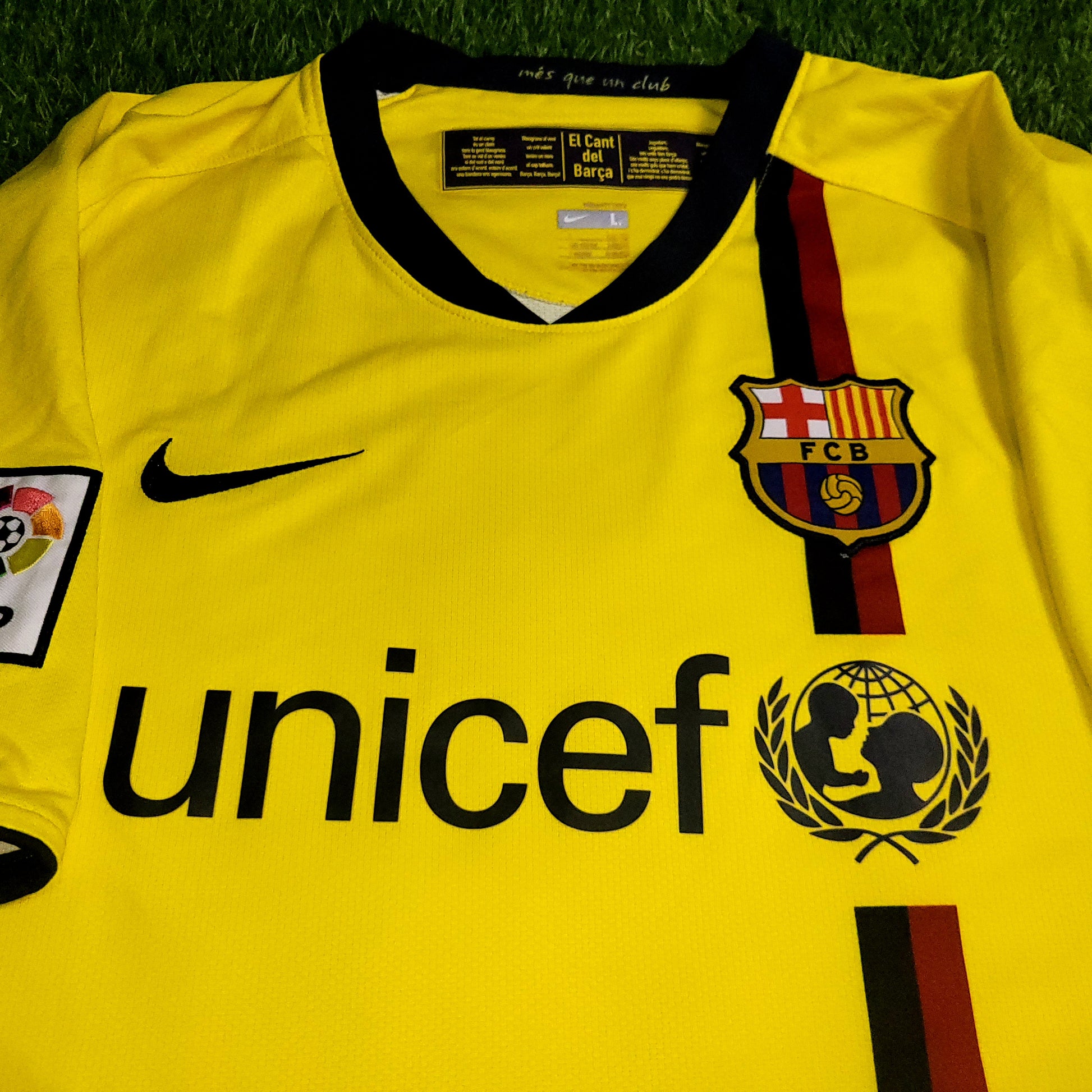 Henry Barcelona TREBLE SEASON 2008 2009 Away Soccer Jersey Shirt L SKU# 286787-760 - ForeverSoccerJerseys