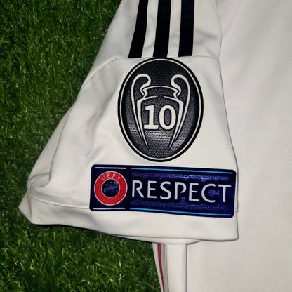 Cristiano Ronaldo Real Madrid 2014 2015 UEFA Home Soccer Jersey Shirt L SKU# F50637 - ForeverSoccerJerseys