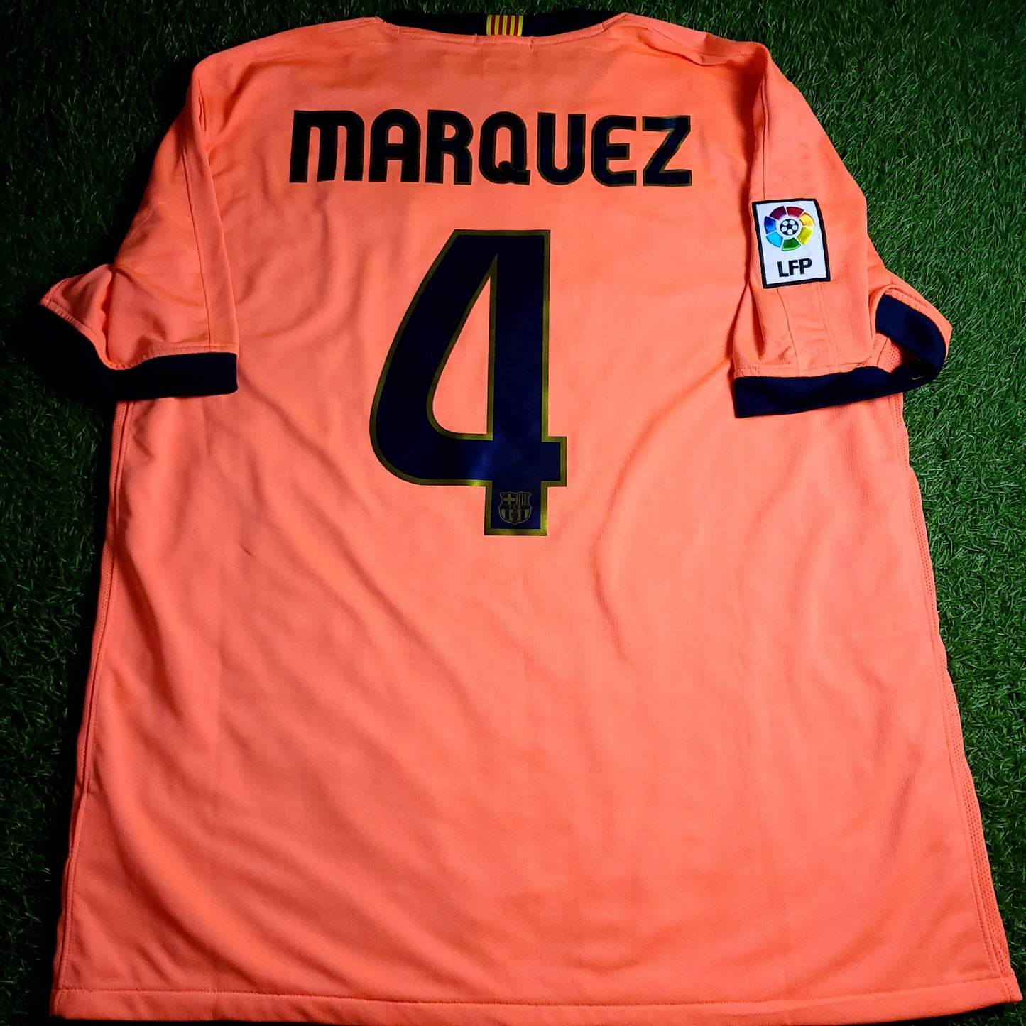 Marquez Barcelona 2009 2010 Away Soccer Jersey Shirt XL SKU# 355020-870