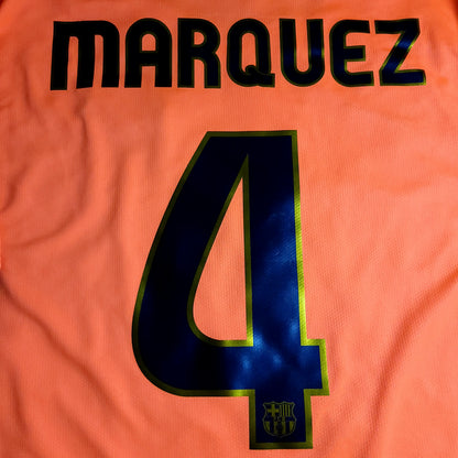 Marquez Barcelona 2009 2010 Away Soccer Jersey Shirt XL SKU# 355020-870