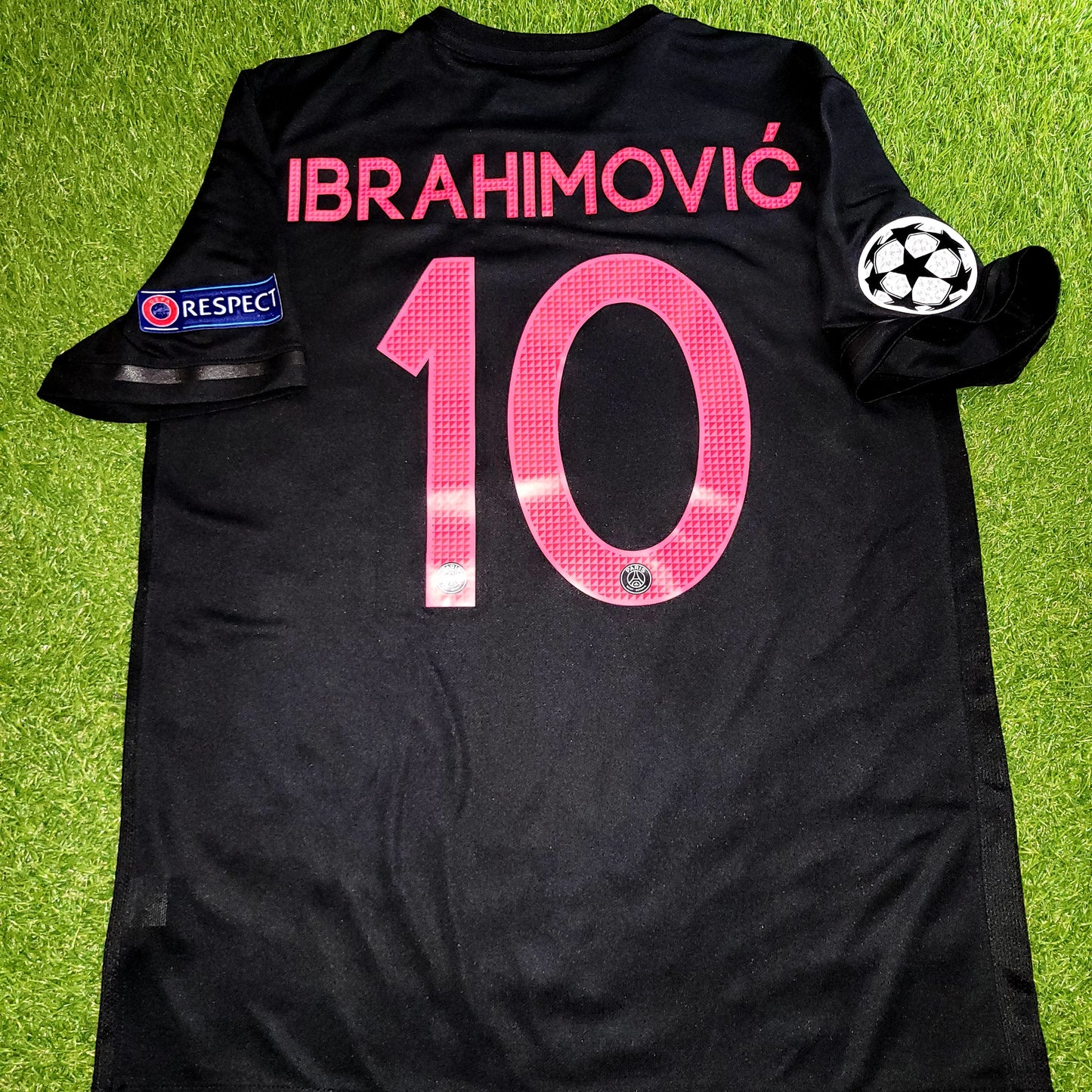 Ibrahimovic PSG Paris Saint Germain 2015 2016 Third UEFA Soccer Jersey L SKU# 658901-011
