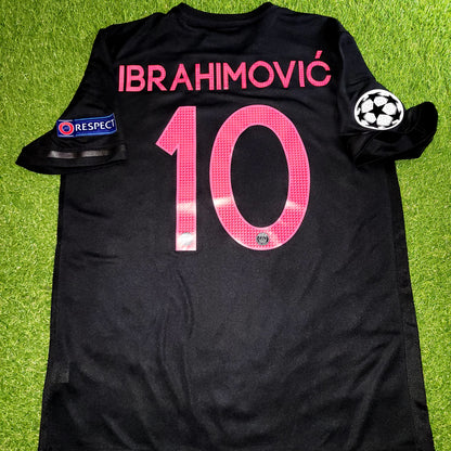 Ibrahimovic PSG Paris Saint Germain 2015 2016 Third UEFA Soccer Jersey L SKU# 658901-011