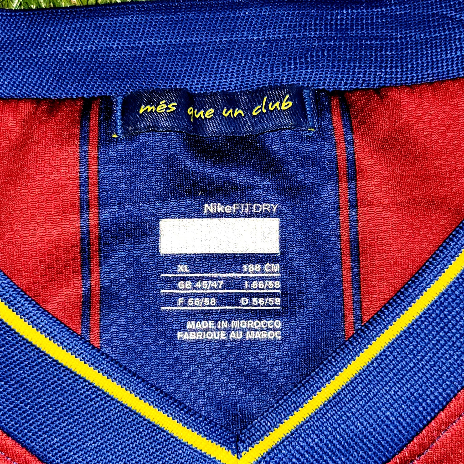 Messi Barcelona 2009 2010 Home Soccer Jersey XL SKU# 343808-496 - ForeverSoccerJerseys
