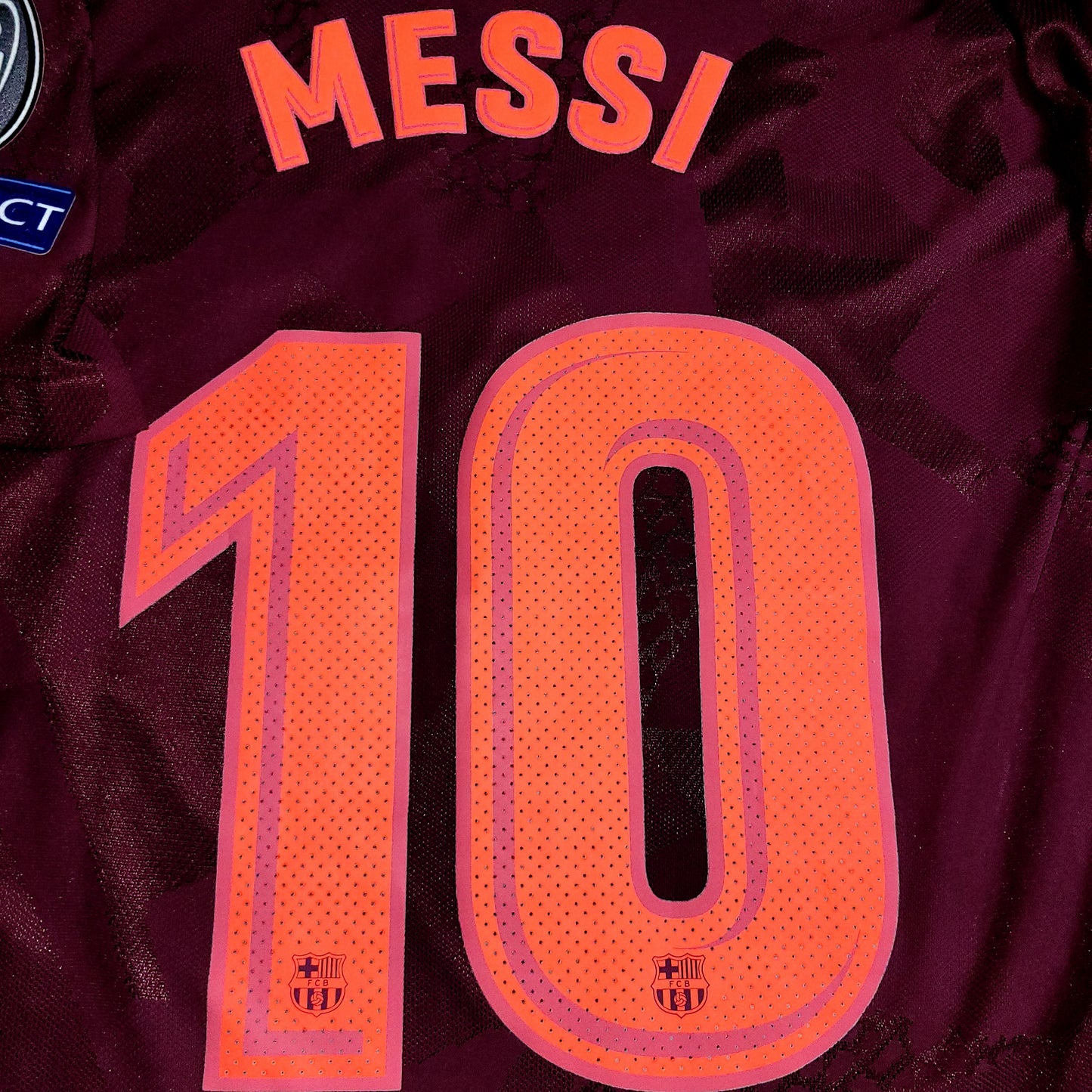 Messi Barcelona 2017 2018 Third UEFA PLAYER ISSUE Soccer Jersey BNWT M SKU# 847188-683