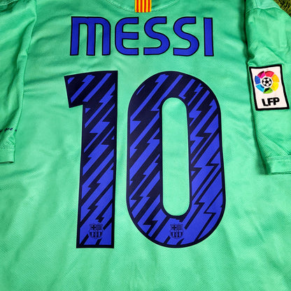Messi Barcelona 2010 2011 Away Soccer Jersey XL SKU# 382358-310