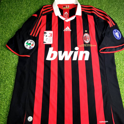 Maldini AC Milan 2009 2010 FAREWELL MATCH Soccer Jersey XL SKU# E84210 - ForeverSoccerJerseys