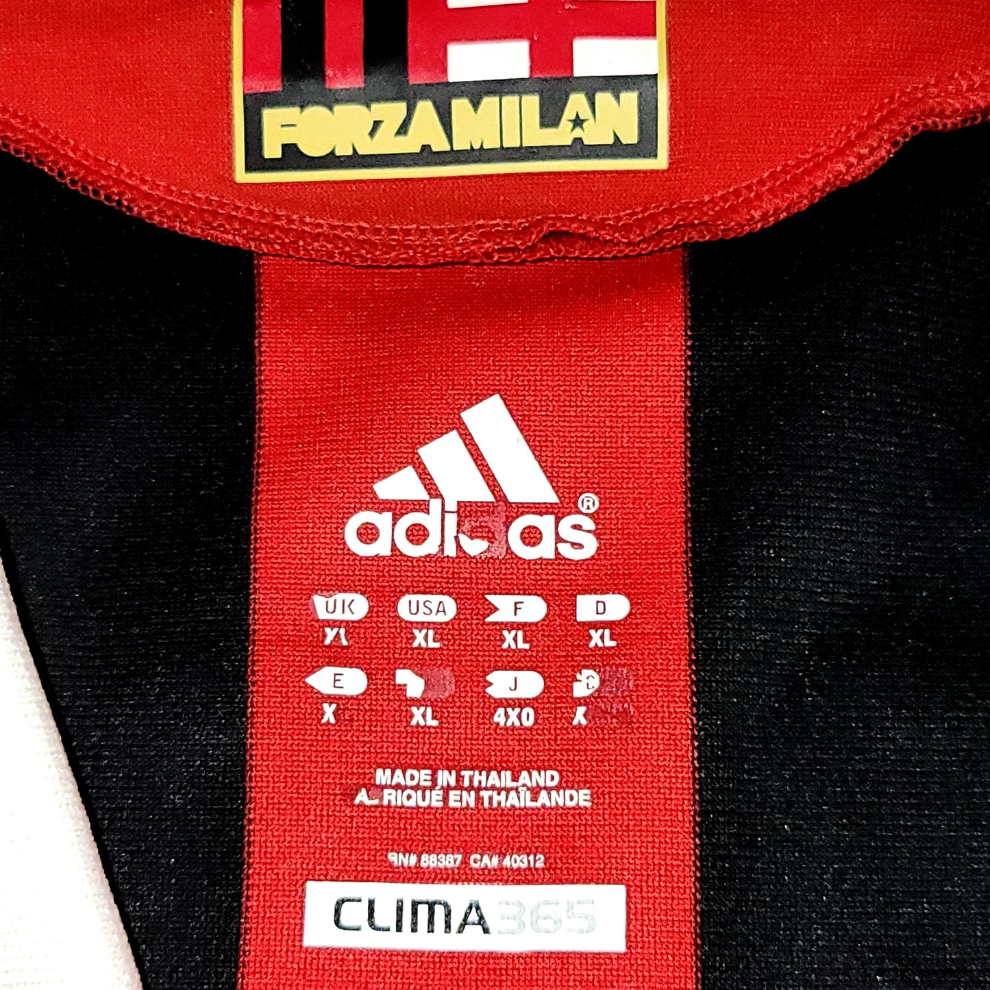Maldini AC Milan 2009 2010 FAREWELL MATCH Soccer Jersey XL SKU# E84210 - ForeverSoccerJerseys
