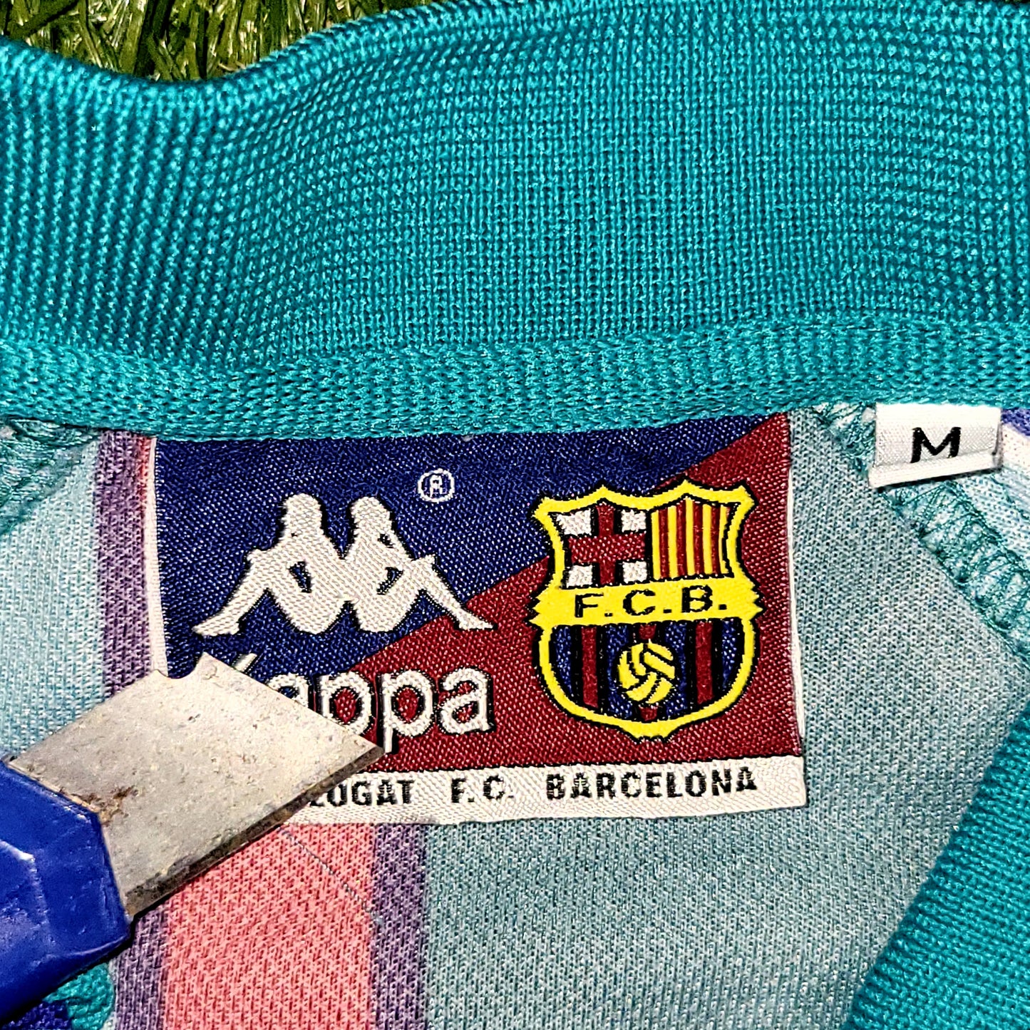 Ronaldo Kappa Barcelona UEFA CUP FINAL 1996 1997 Away Soccer Jersey M