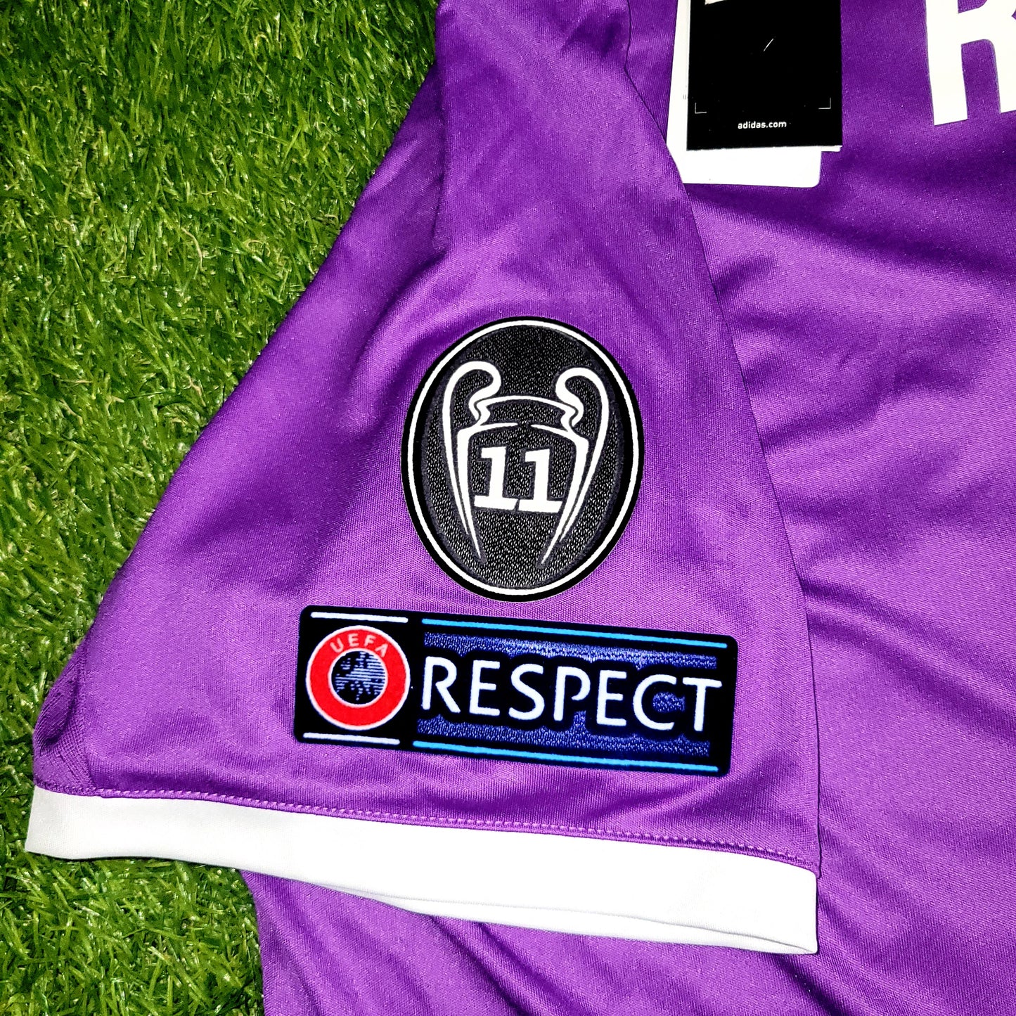 Cristiano Ronaldo Real Madrid 2016 2017 UEFA FINAL Purple Away Soccer Jersey BNWT XL SKU# AI5158 - ForeverSoccerJerseys