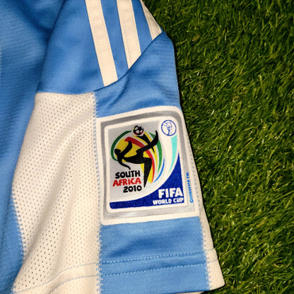 Messi Argentina 2010 WORLD CUP Home Soccer Jersey M SKU# P79919 - ForeverSoccerJerseys