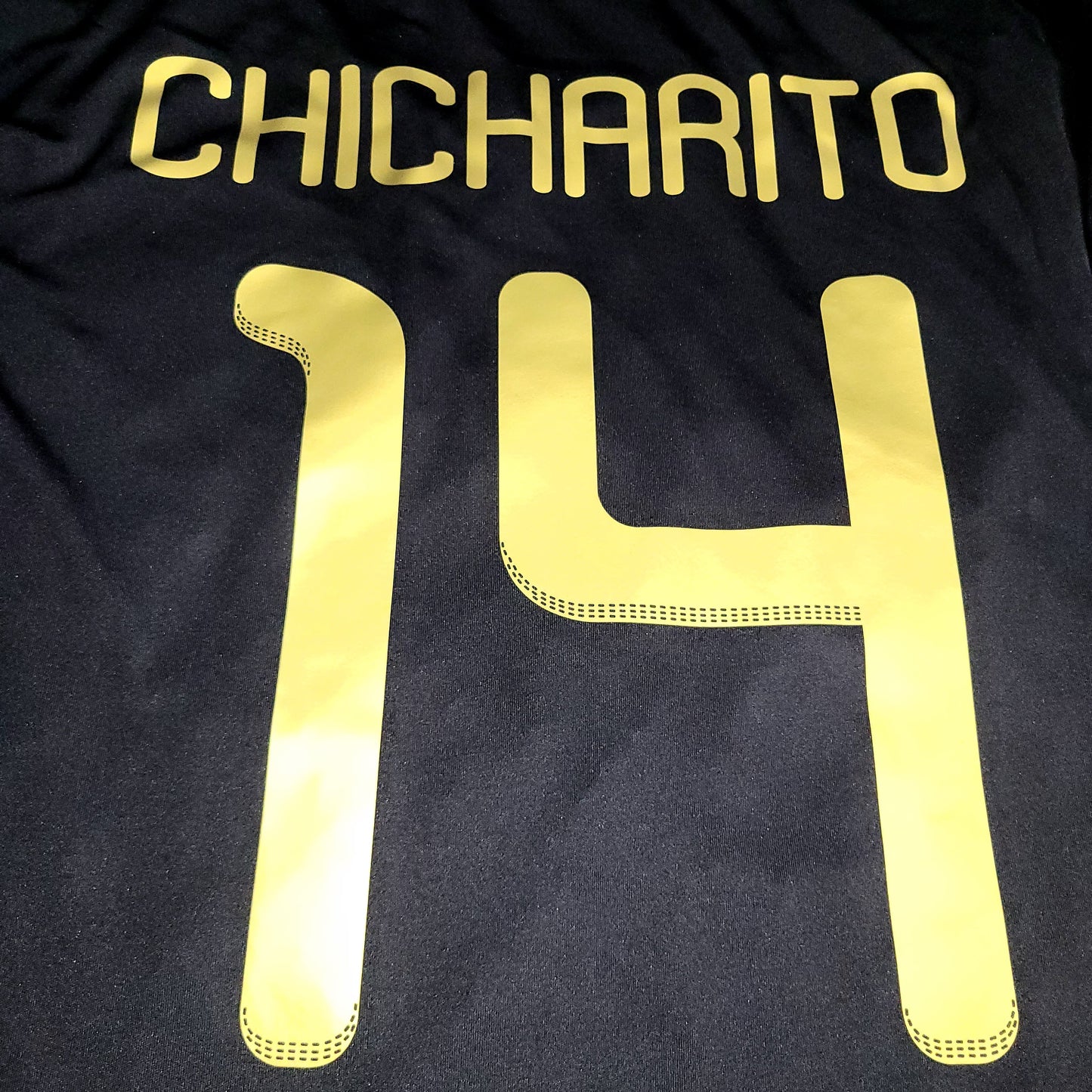 Chicharito Mexico 2011 GOLD CUP FINAL Soccer Away Jersey L SKU# V31526