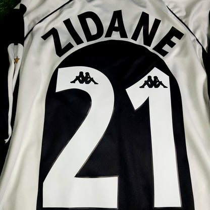 Zidane Juventus 1997 1998 Kappa Home Soccer Jersey XL - ForeverSoccerJerseys