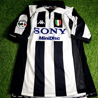 Zidane Juventus 1997 1998 Kappa Home Soccer Jersey XL - ForeverSoccerJerseys