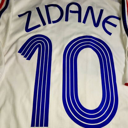 Zidane France 2006 WORLD CUP FINAL Away Soccer Jersey XL SKU# 740125 - ForeverSoccerJerseys
