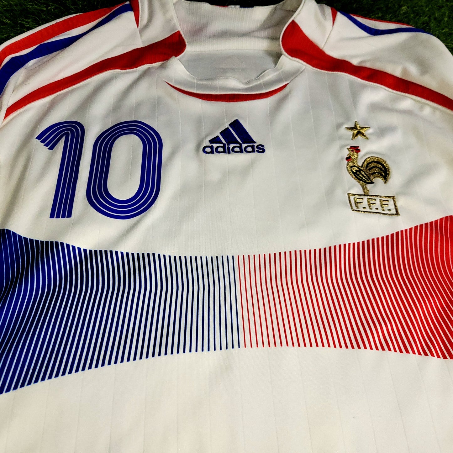 Zidane France 2006 WORLD CUP FINAL Away Soccer Jersey XL SKU# 740125 - ForeverSoccerJerseys