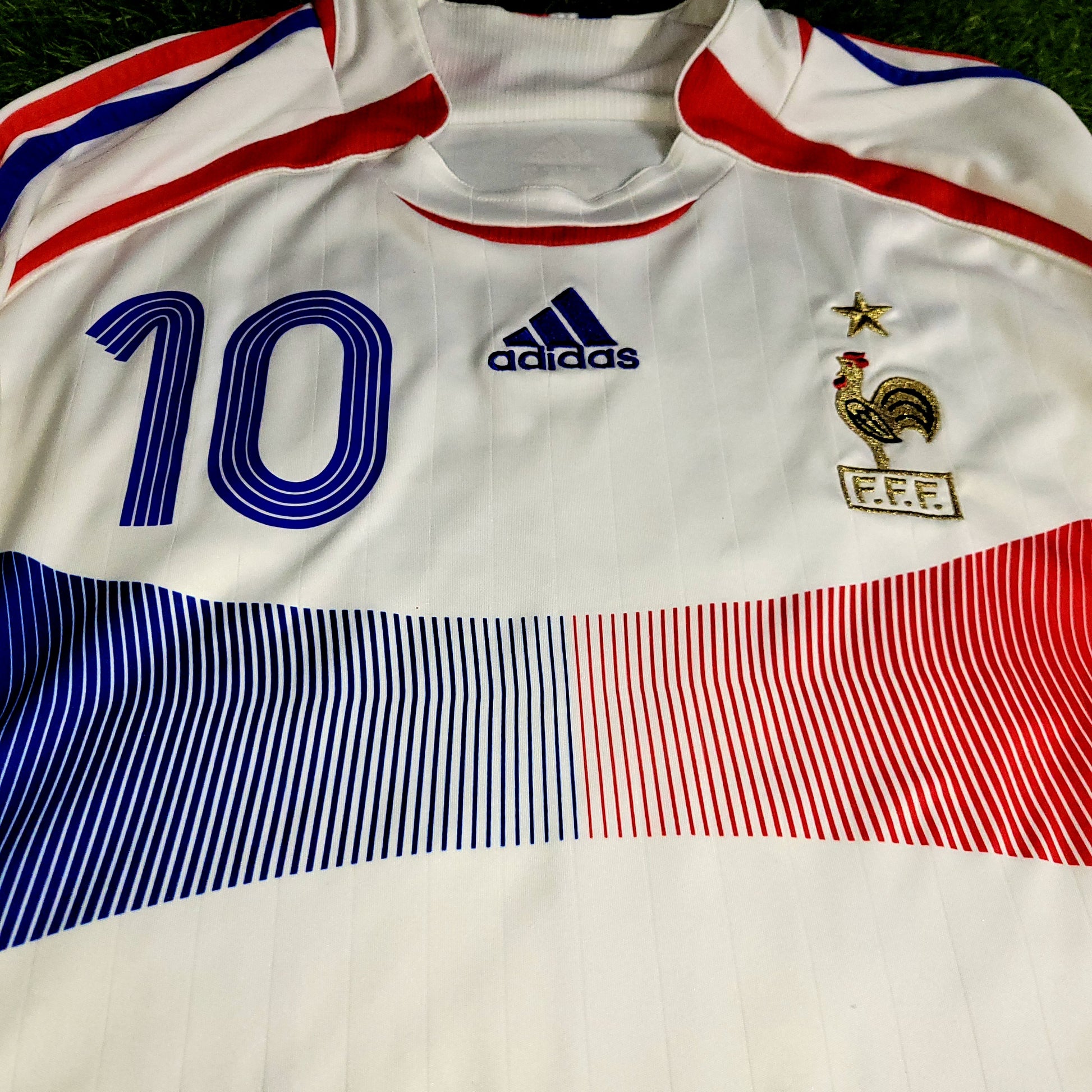 Zidane France 2006 WORLD CUP FINAL Away Soccer Jersey XL SKU# 740125 - ForeverSoccerJerseys
