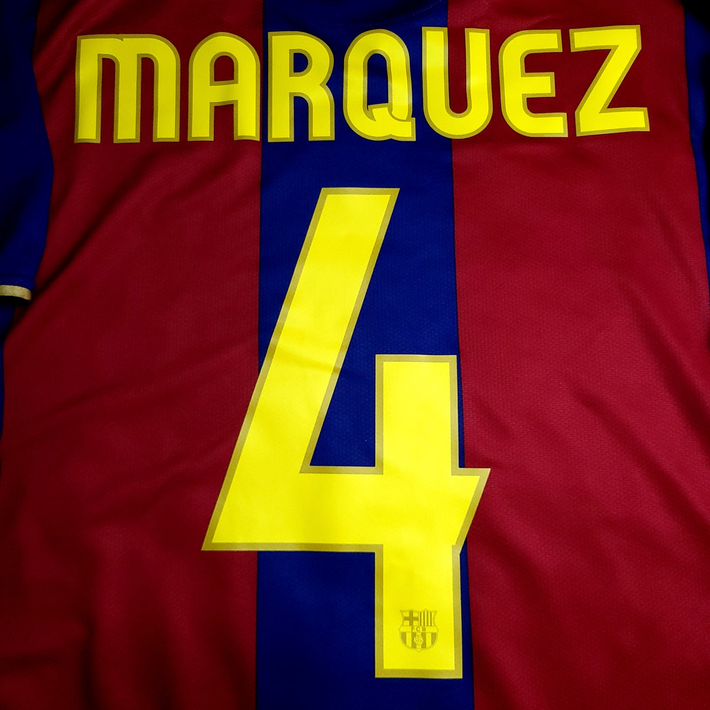Marquez Barcelona Anniversary 2007 2008 Soccer Jersey L SKU# 237741-655 - ForeverSoccerJerseys
