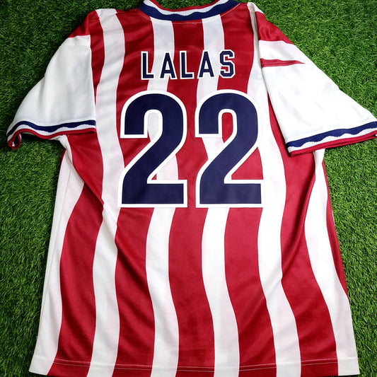 Lalas USA US 1994 WORLD CUP Adidas Home Soccer Jersey L - ForeverSoccerJerseys