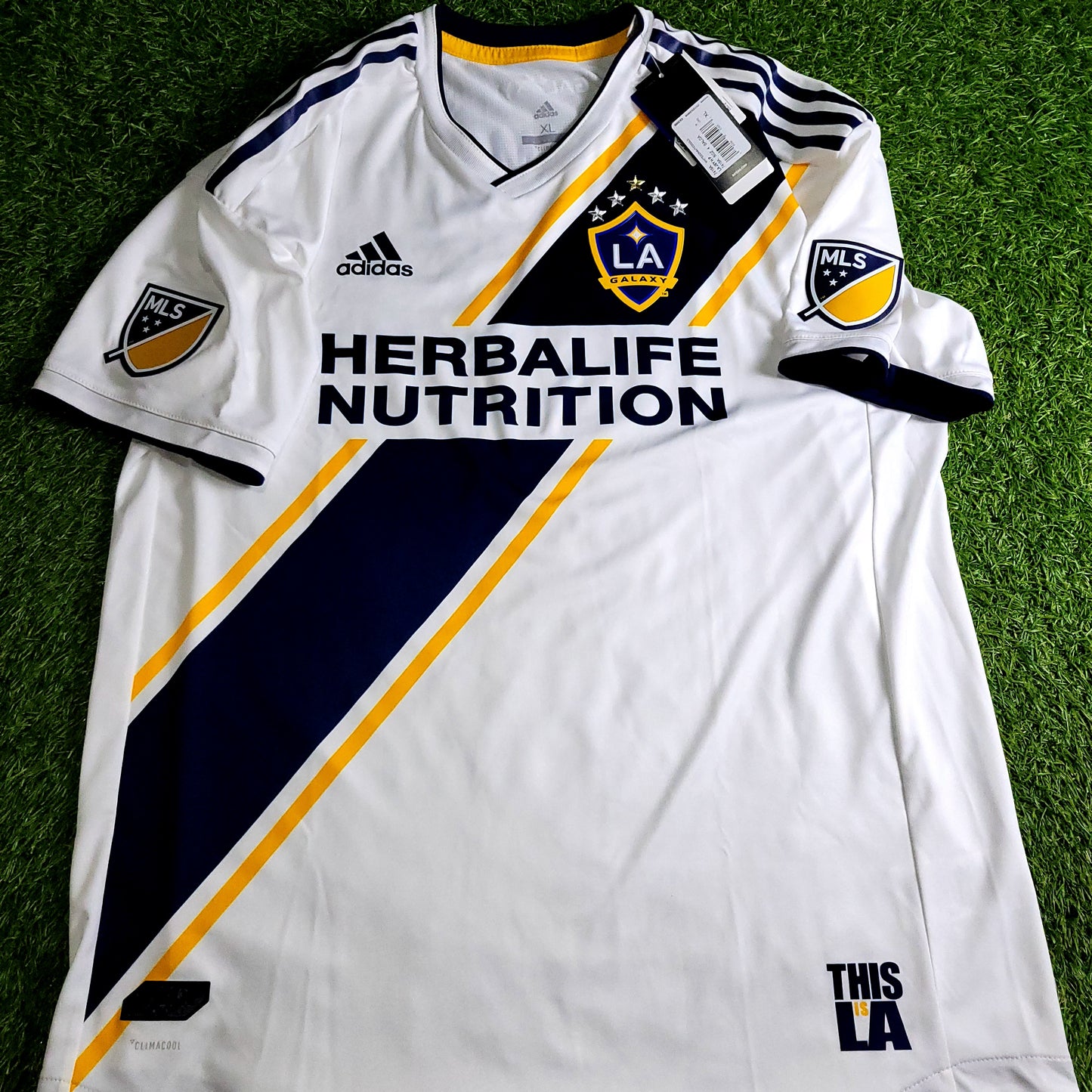 Ibrahimovic LA Galaxy 2018 2019 PLAYER ISSUE Soccer Jersey BNWT XL SKU# CE3300 - ForeverSoccerJerseys