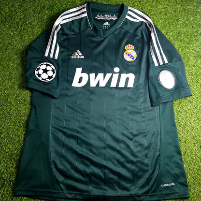Ozil Real Madrid 2012 2013 Third UEFA Soccer Jersey L SKU# X53540 - ForeverSoccerJerseys