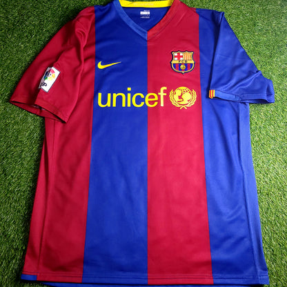 Ronaldinho Barcelona 2006 2007 Soccer Jersey L SKU# 146980-425 - ForeverSoccerJerseys