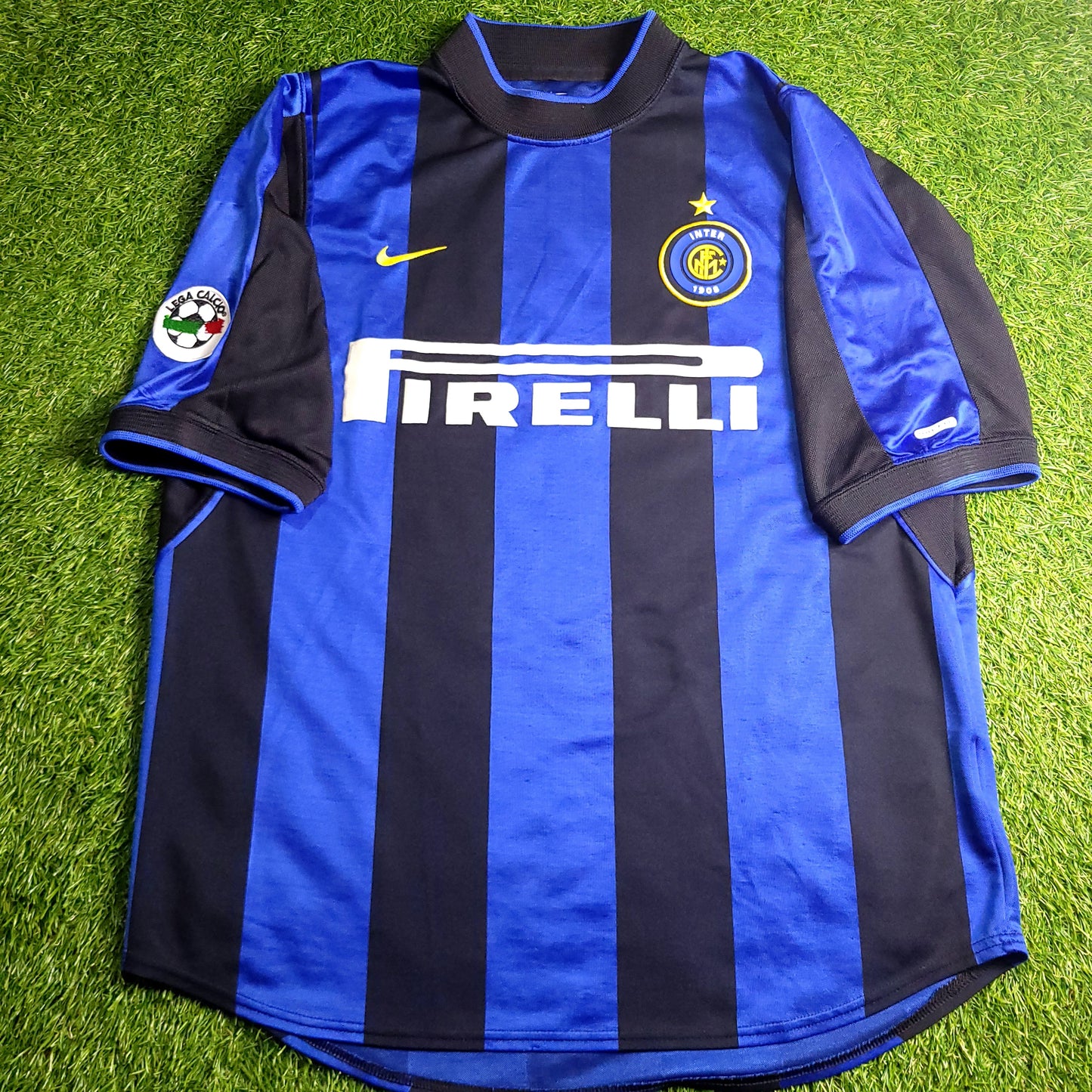 Ronaldo Inter Milan 2000 2001 Home Soccer Jersey M - ForeverSoccerJerseys