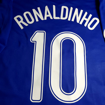Ronaldinho Brazil 2006 WORLD CUP Away Soccer Jersey XL SKU# 103890 - ForeverSoccerJerseys