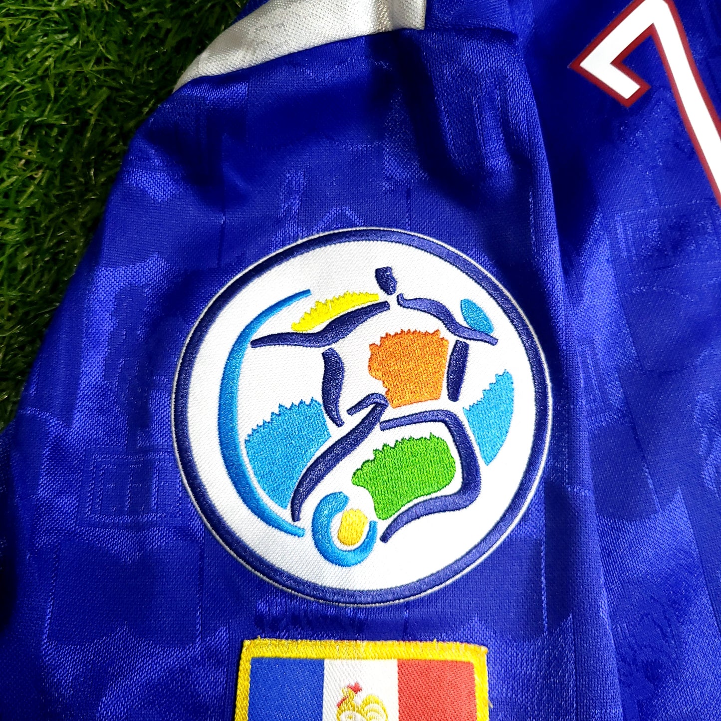 Zidane France Adidas 1996 EURO CUP Soccer Jersey XL - ForeverSoccerJerseys