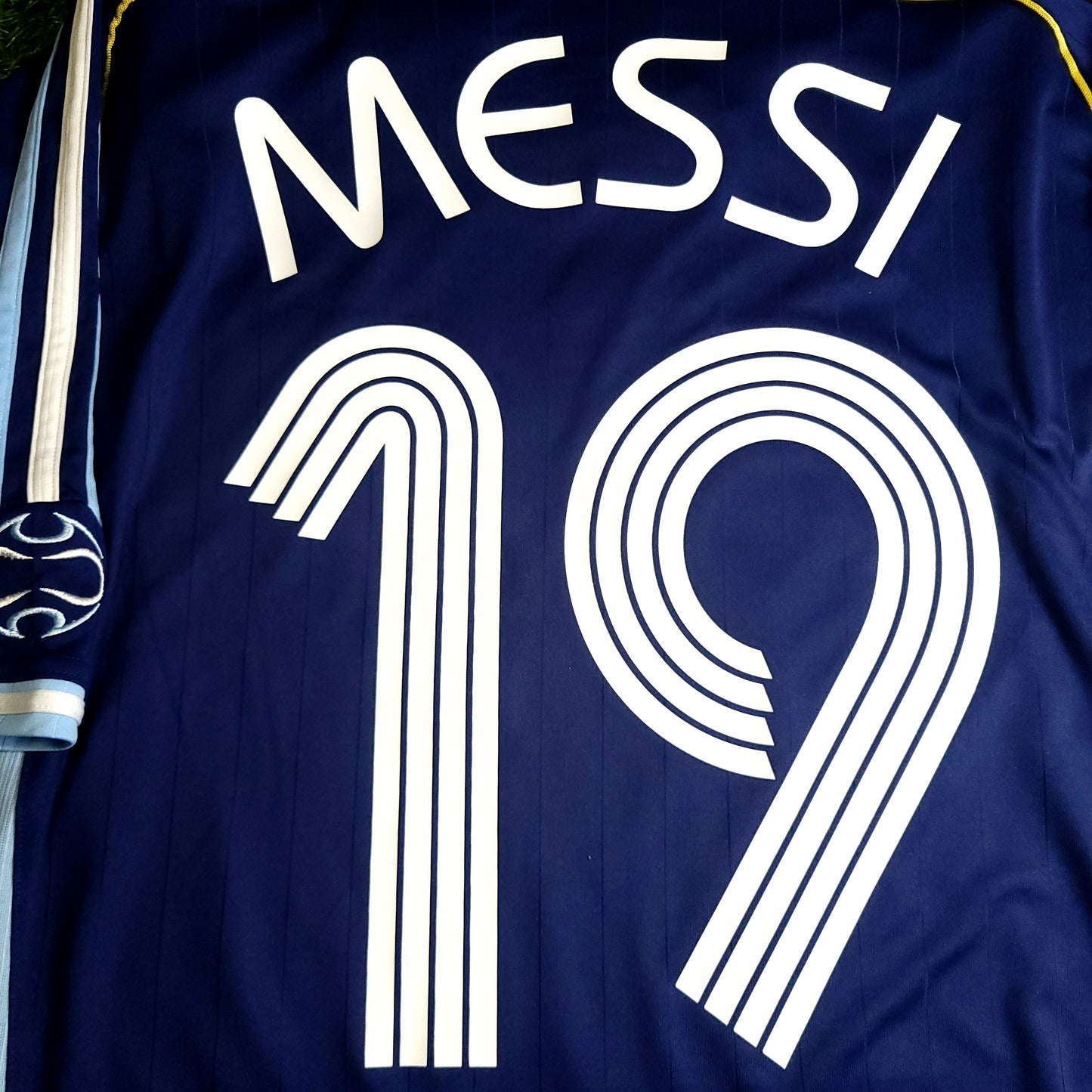 Messi Argentina 2006 WORLD CUP Away Soccer Jersey L SKU# 069519 - ForeverSoccerJerseys