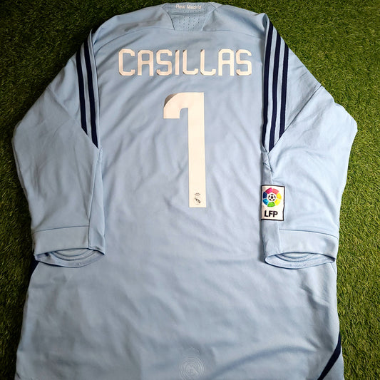Casillas Real Madrid GK 2008 2009 Soccer Jersey XL SKU# 697795 - ForeverSoccerJerseys