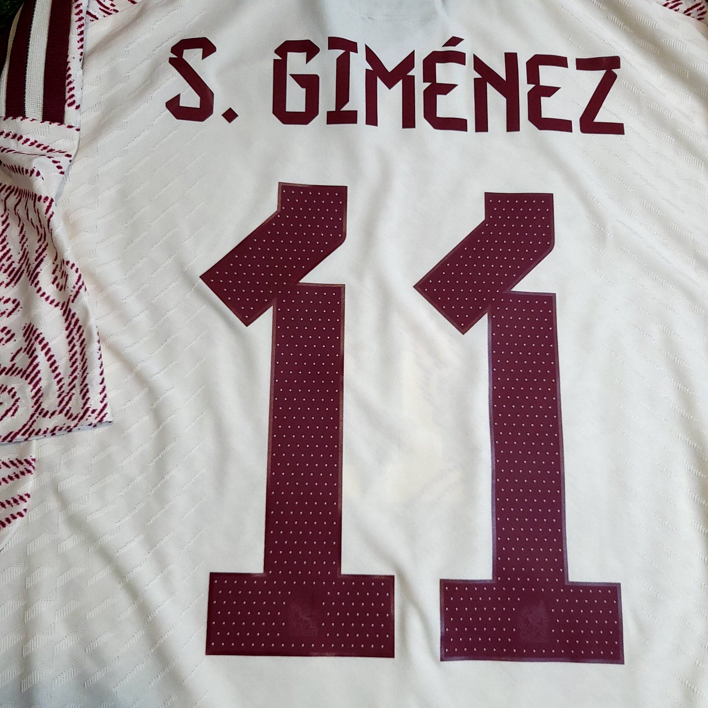 Gimenez Mexico 2022 2023 GOLD CUP Player Issue Away Soccer Jersey XL SKU# HD9313