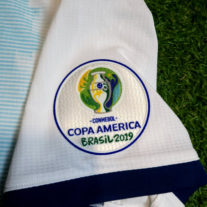 Messi Argentina 2019 COPA AMERICA PLAYER ISSUE Soccer Jersey BNWT L SKU# DP0225