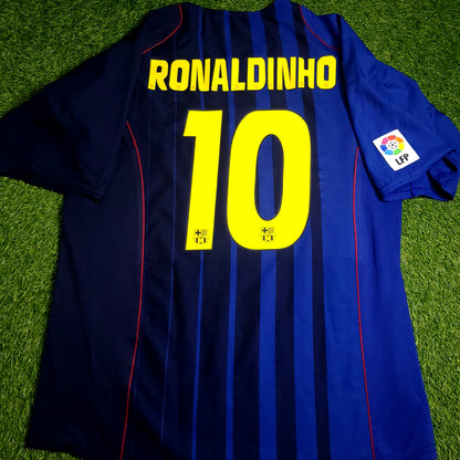 Ronaldinho Barcelona 2004 2005 Away Soccer Jersey XL SKU# 118862 - ForeverSoccerJerseys