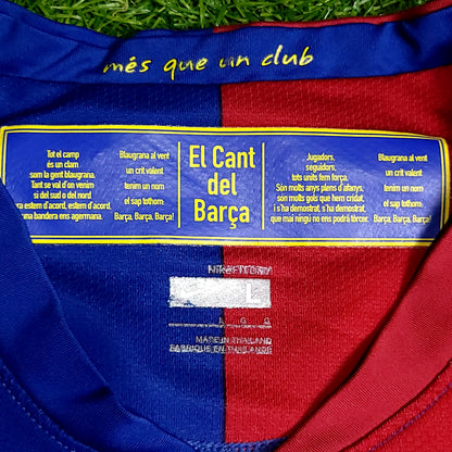 Henry Barcelona TREBLE 2008 2009 Soccer Jersey L SKU# 286784-655 - ForeverSoccerJerseys