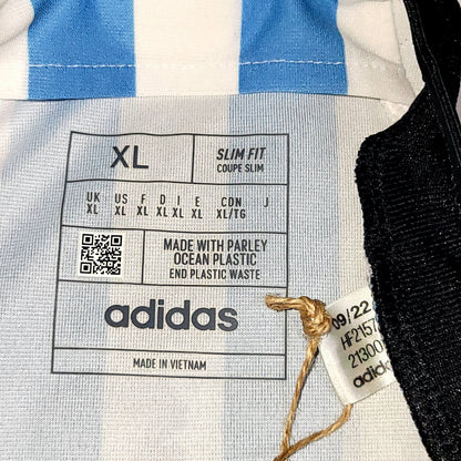 Messi Argentina 2022 WORLD CUP FINAL PLAYER ISSUE Soccer Jersey BNWT XL SKU# HF2157 - ForeverSoccerJerseys