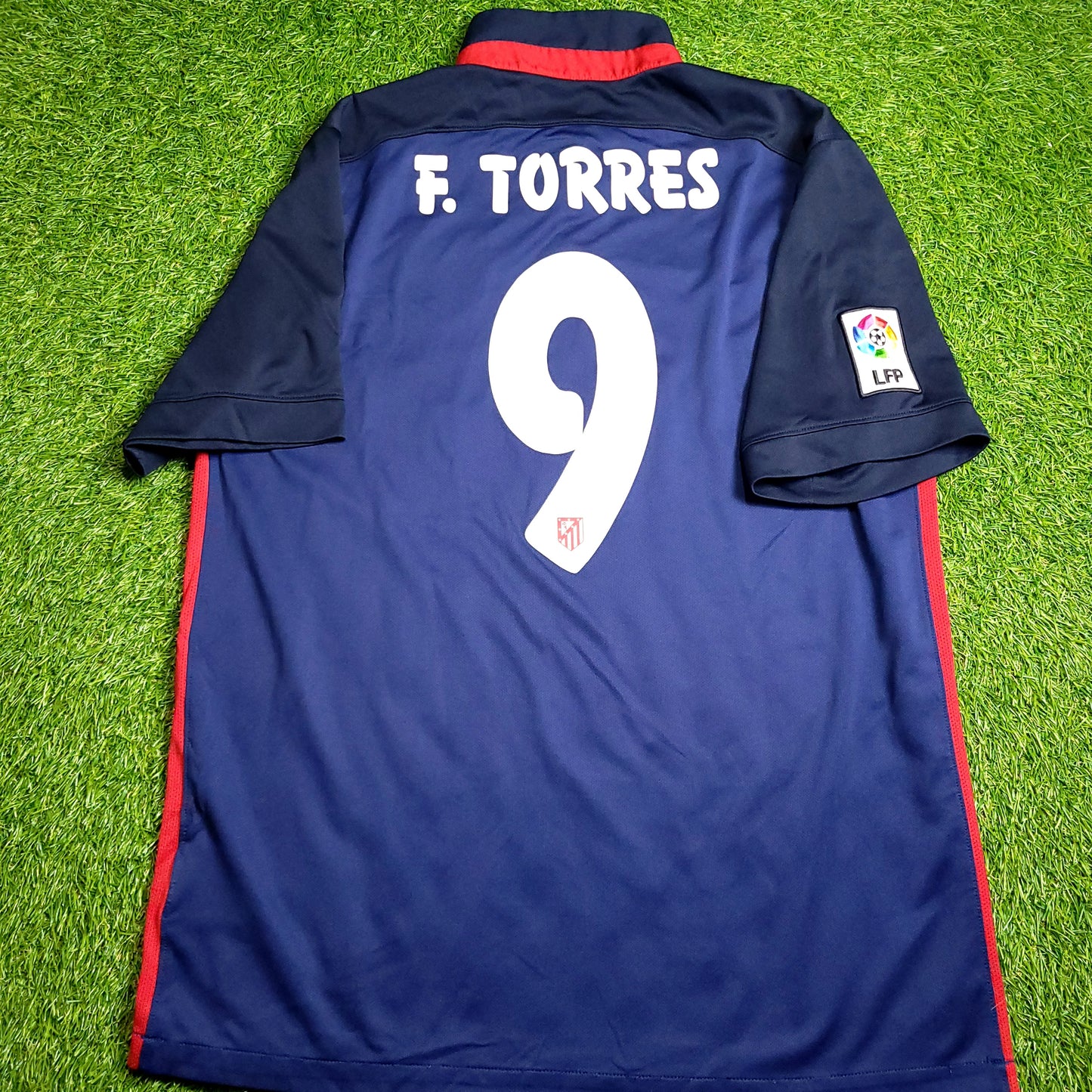 Torres Atletico Madrid 2015 2016 Away Soccer Jersey L SKU# 686333-410 - ForeverSoccerJerseys