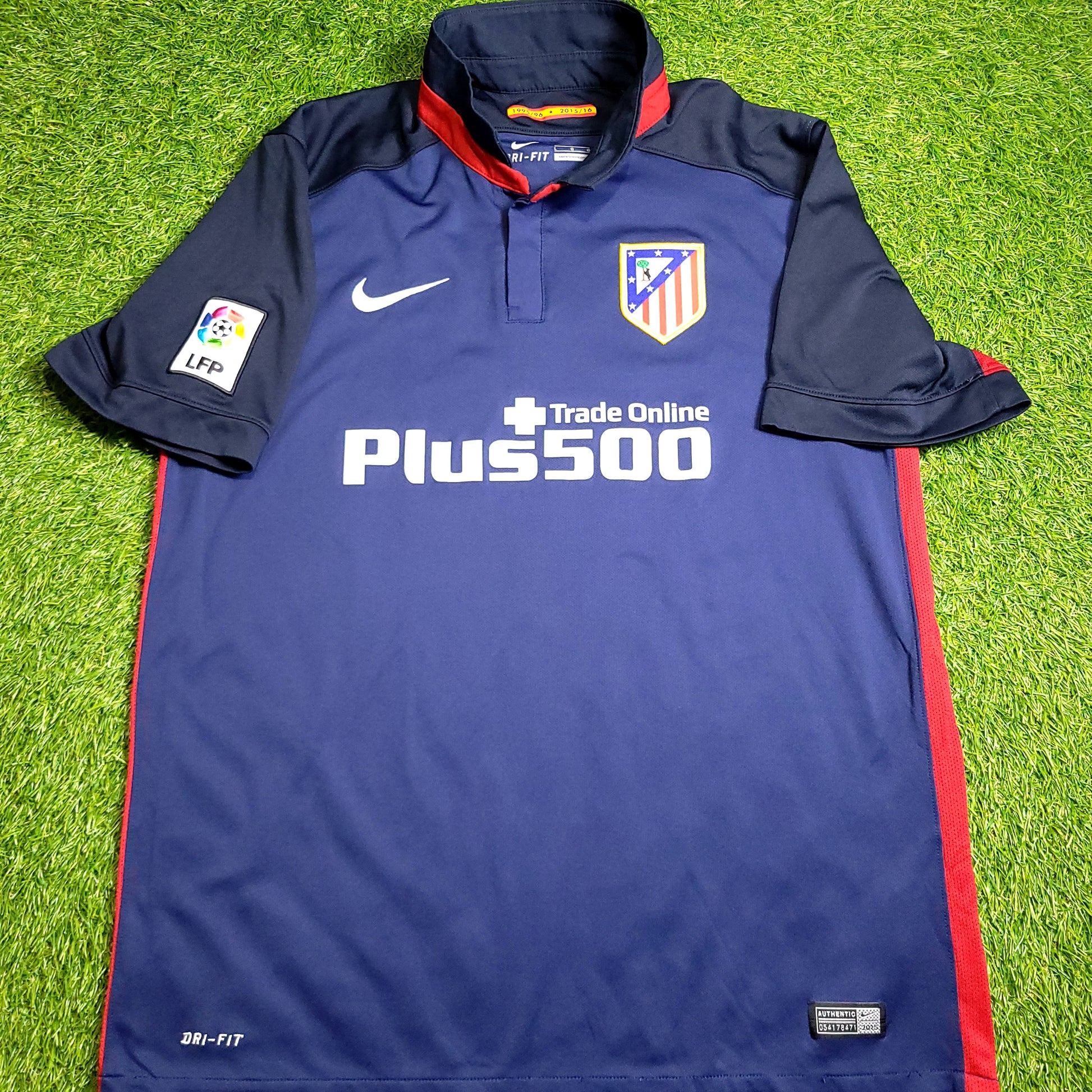 Torres Atletico Madrid 2015 2016 Away Soccer Jersey L SKU# 686333-410 - ForeverSoccerJerseys