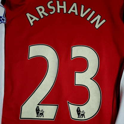 Arshavin Arsenal 2008 2009 Long Sleeve DEBUT Soccer Jersey XL - ForeverSoccerJerseys