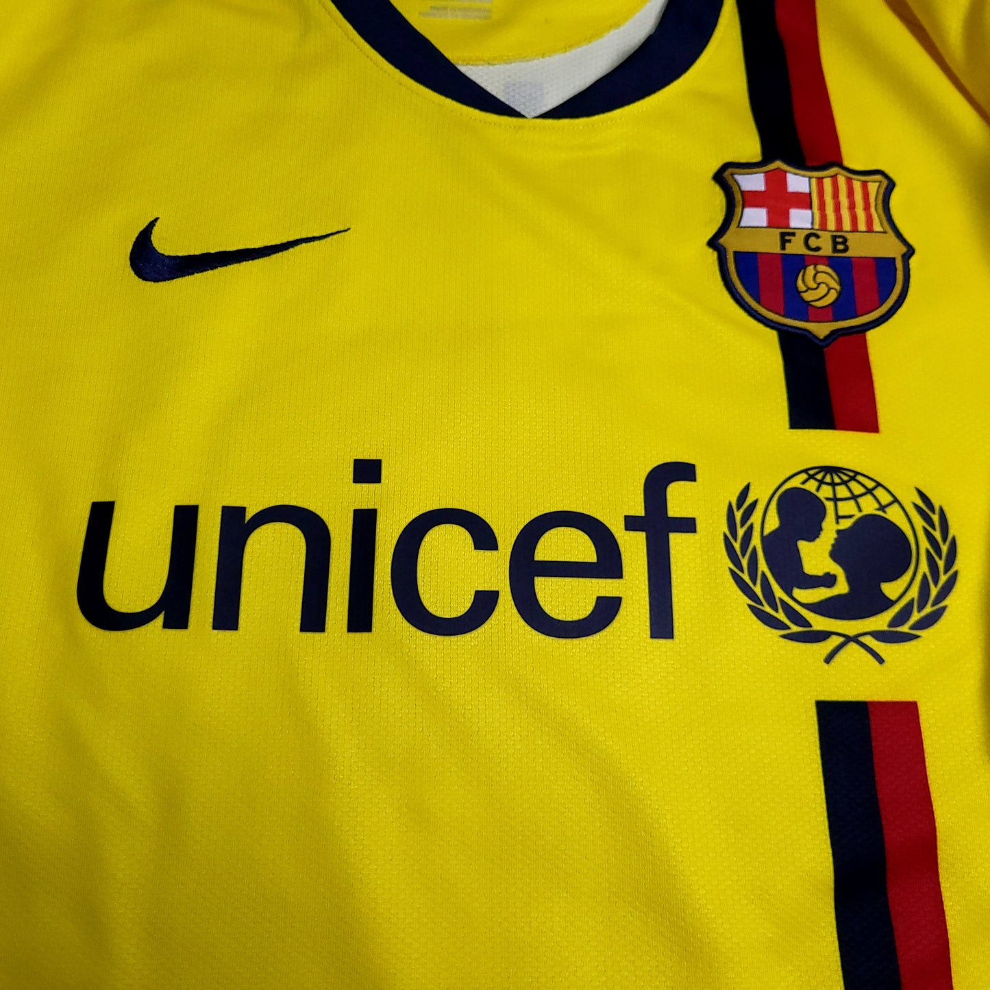 Iniesta Barcelona INIESTAZO TREBLE 2008 2009 Soccer Away Jersey L SKU# 286787-760 - ForeverSoccerJerseys