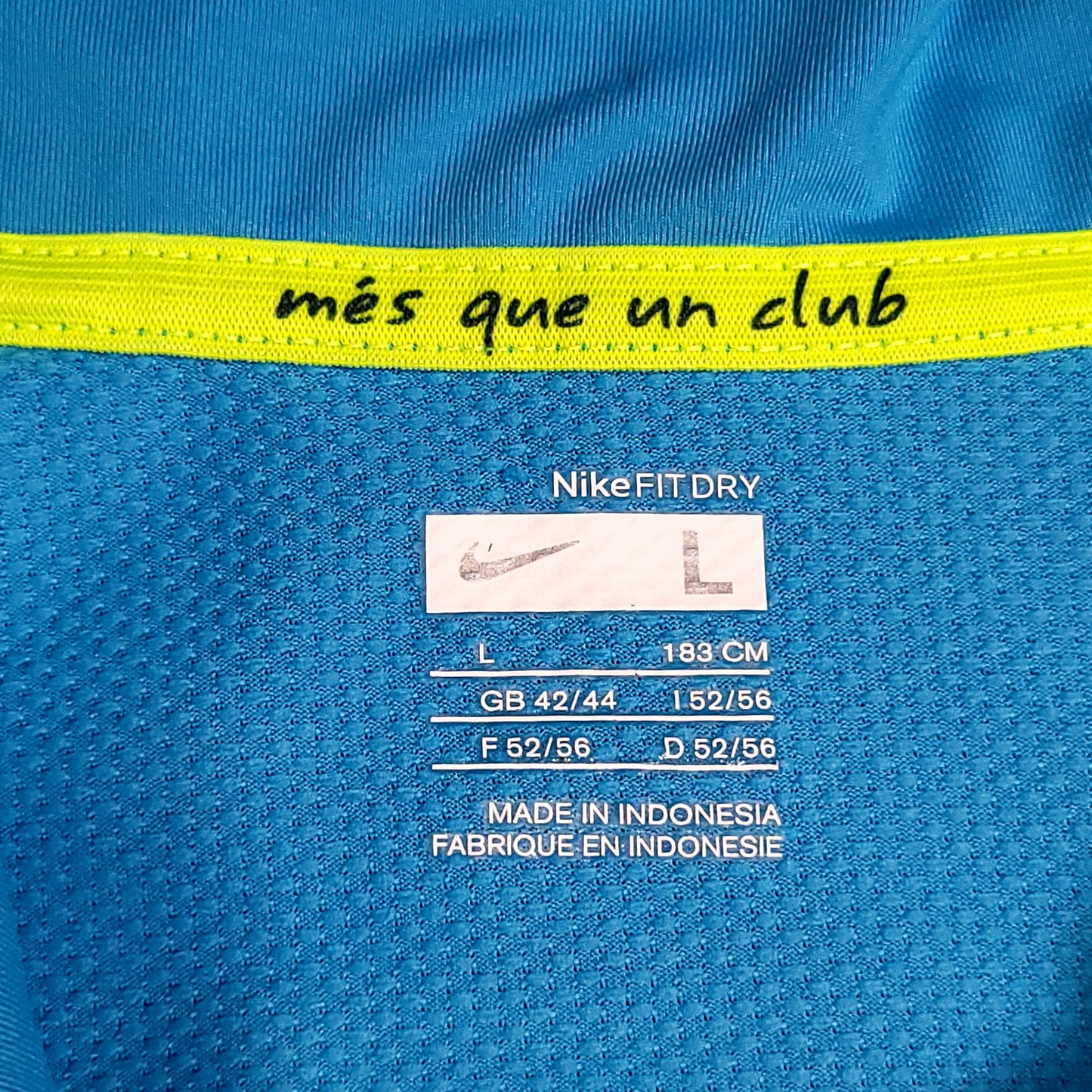 Messi Barcelona Anniversary 2007 2008 Away Soccer Jersey L SKU# 237743-414 - ForeverSoccerJerseys