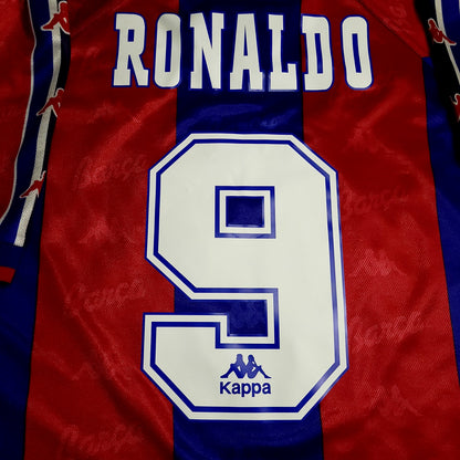 Ronaldo Kappa Barcelona 1996 1997 Home Soccer Jersey XL - ForeverSoccerJerseys