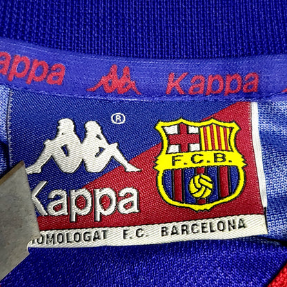 Ronaldo Kappa Barcelona 1996 1997 Home Soccer Jersey XL - ForeverSoccerJerseys