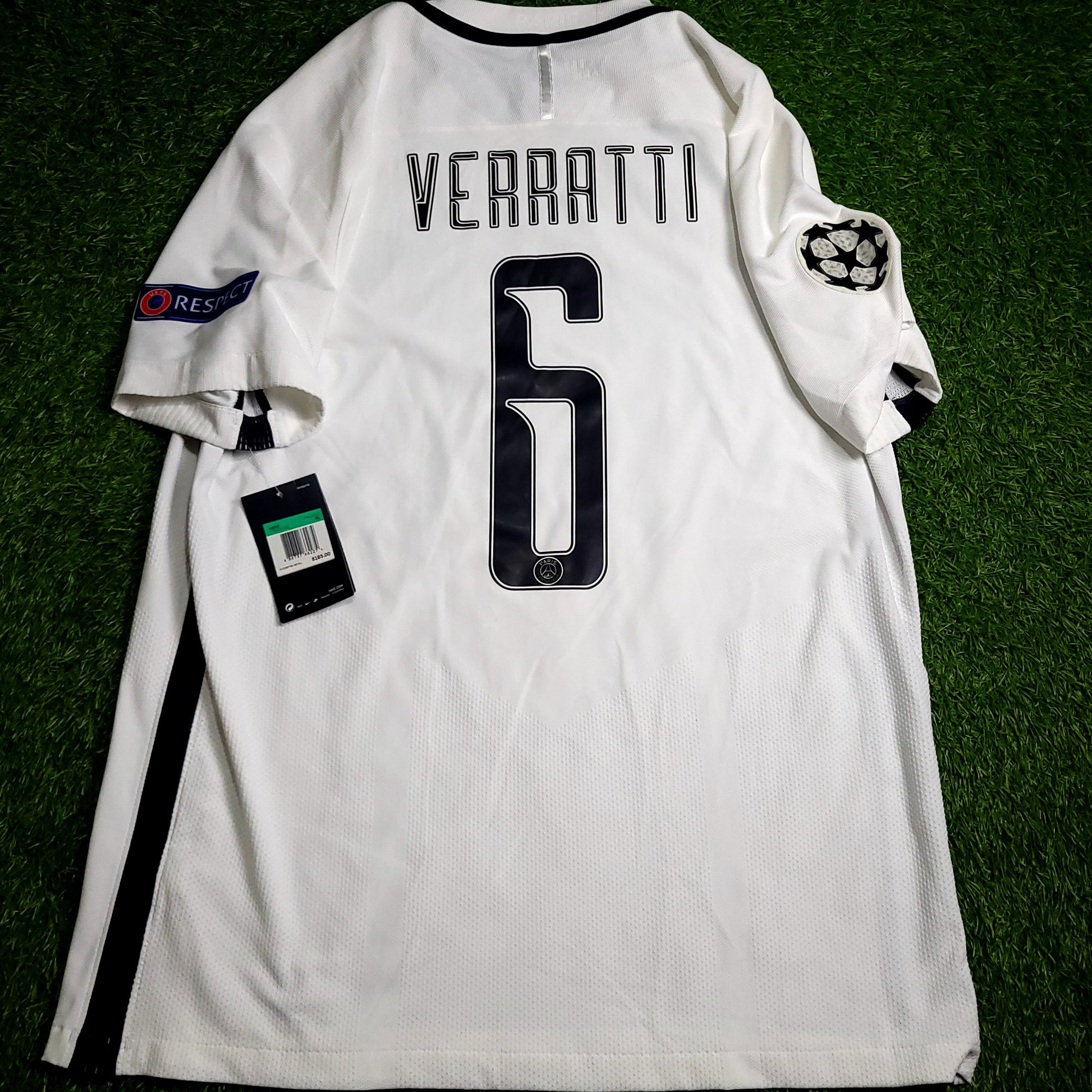 Verratti PSG Paris Saint Germain 2016 2017 PLAYER ISSUE Soccer Jersey BNWT XL SKU# 776916-102 - ForeverSoccerJerseys