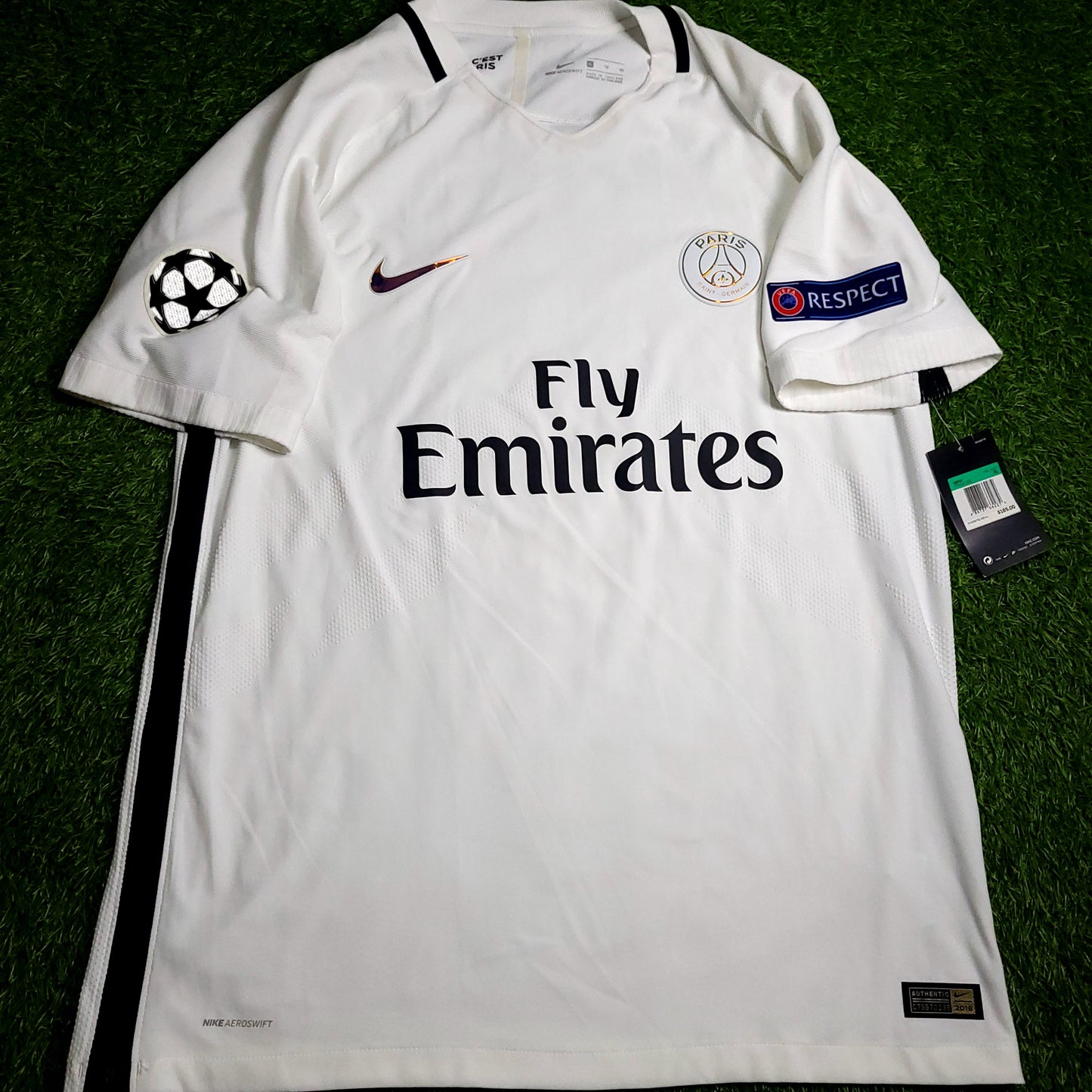 Verratti PSG Paris Saint Germain 2016 2017 PLAYER ISSUE Soccer Jersey BNWT XL SKU# 776916-102 - ForeverSoccerJerseys