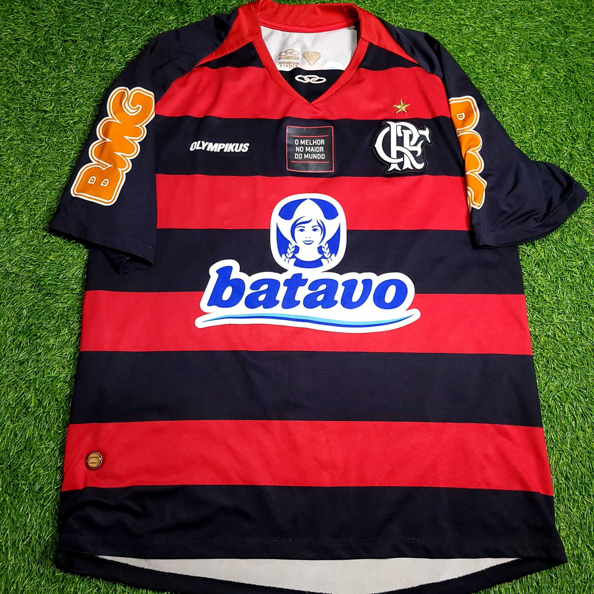 Ronaldinho Flamengo 2011 2012 Olympikus Soccer Jersey M - ForeverSoccerJerseys