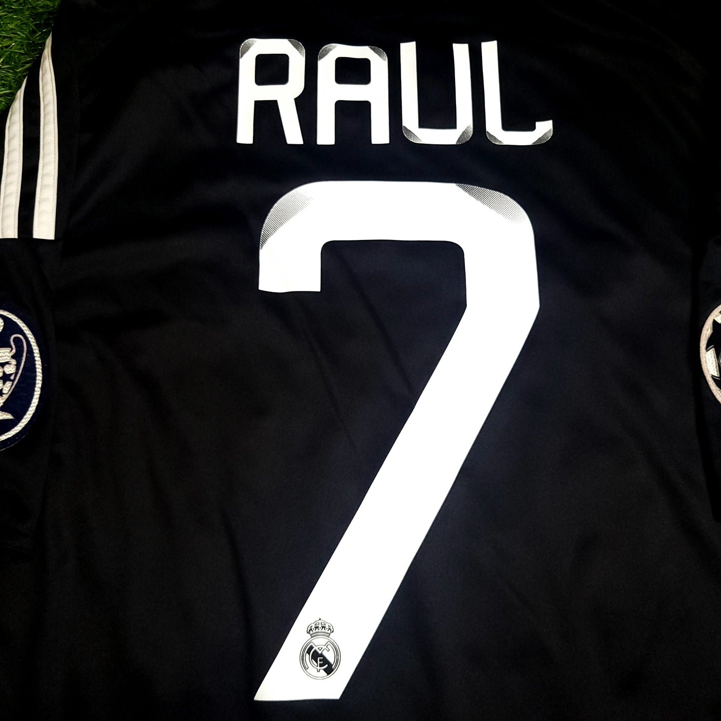 Raul Real Madrid 2008 2009 UEFA Third Soccer Jersey M SKU# 685420