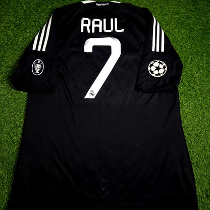 Raul Real Madrid 2008 2009 UEFA Third Soccer Jersey XL SKU# 685420