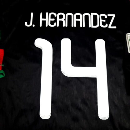 Chicharito Mexico 2010 WORLD CUP Away Black Soccer Jersey XL SKU# P41397