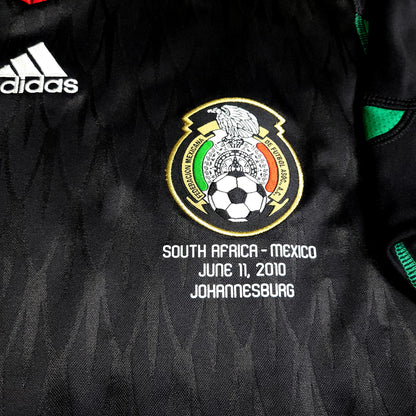 Chicharito Mexico 2010 WORLD CUP Away Black Soccer Jersey M SKU# P41397